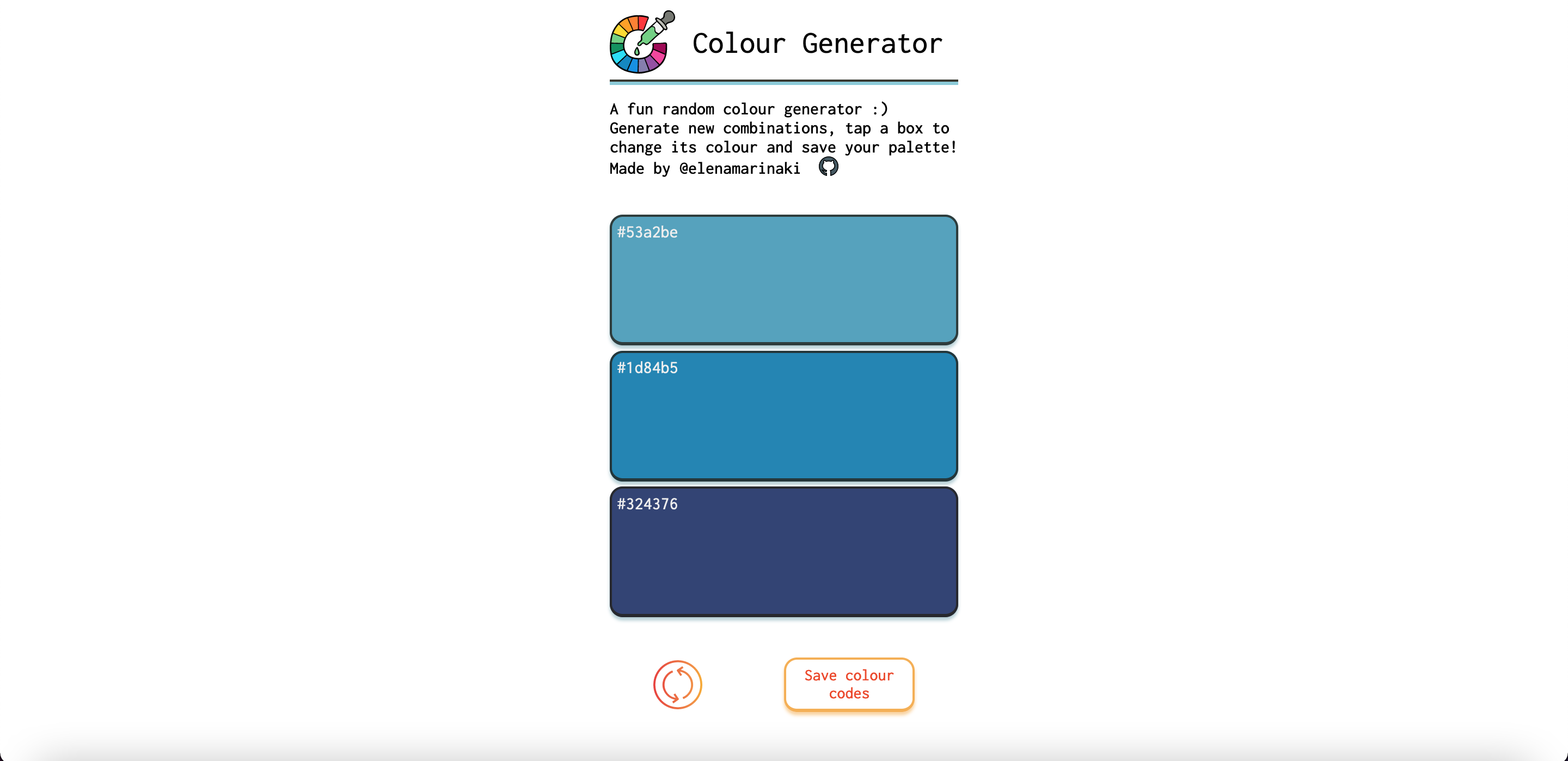 Random Colour Generator